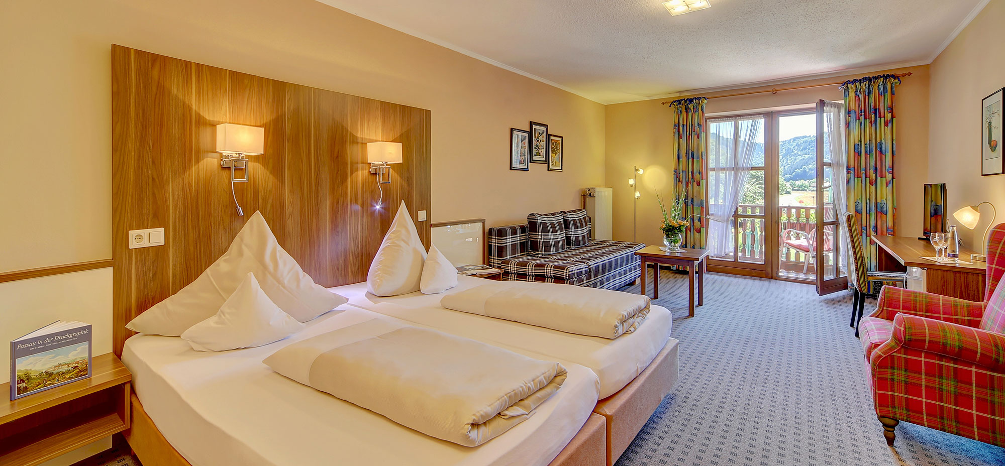 komfortable Doppelzimmer im Hotel Passauer Land